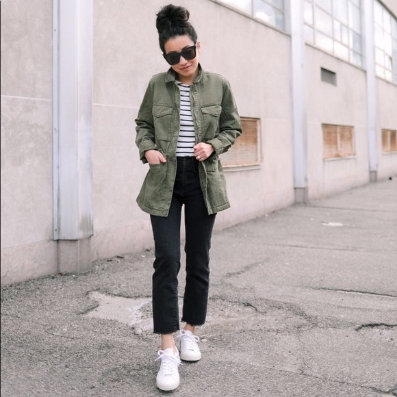 🏷NWT BAGATELLE Army green utility anorack jacket - Picture 4 of 9